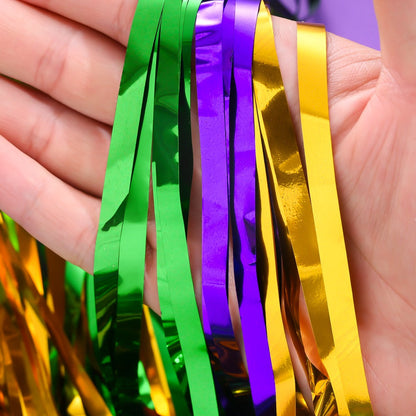Mardi Gras Metallic Fringe Party Decorations