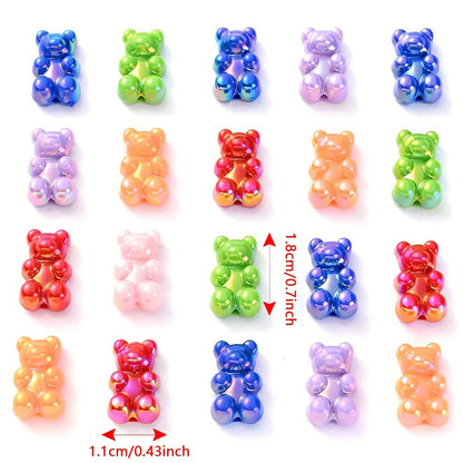 Acrylic Bear Beads