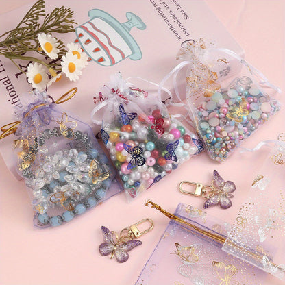 Butterfly Drawstring Gift Bags