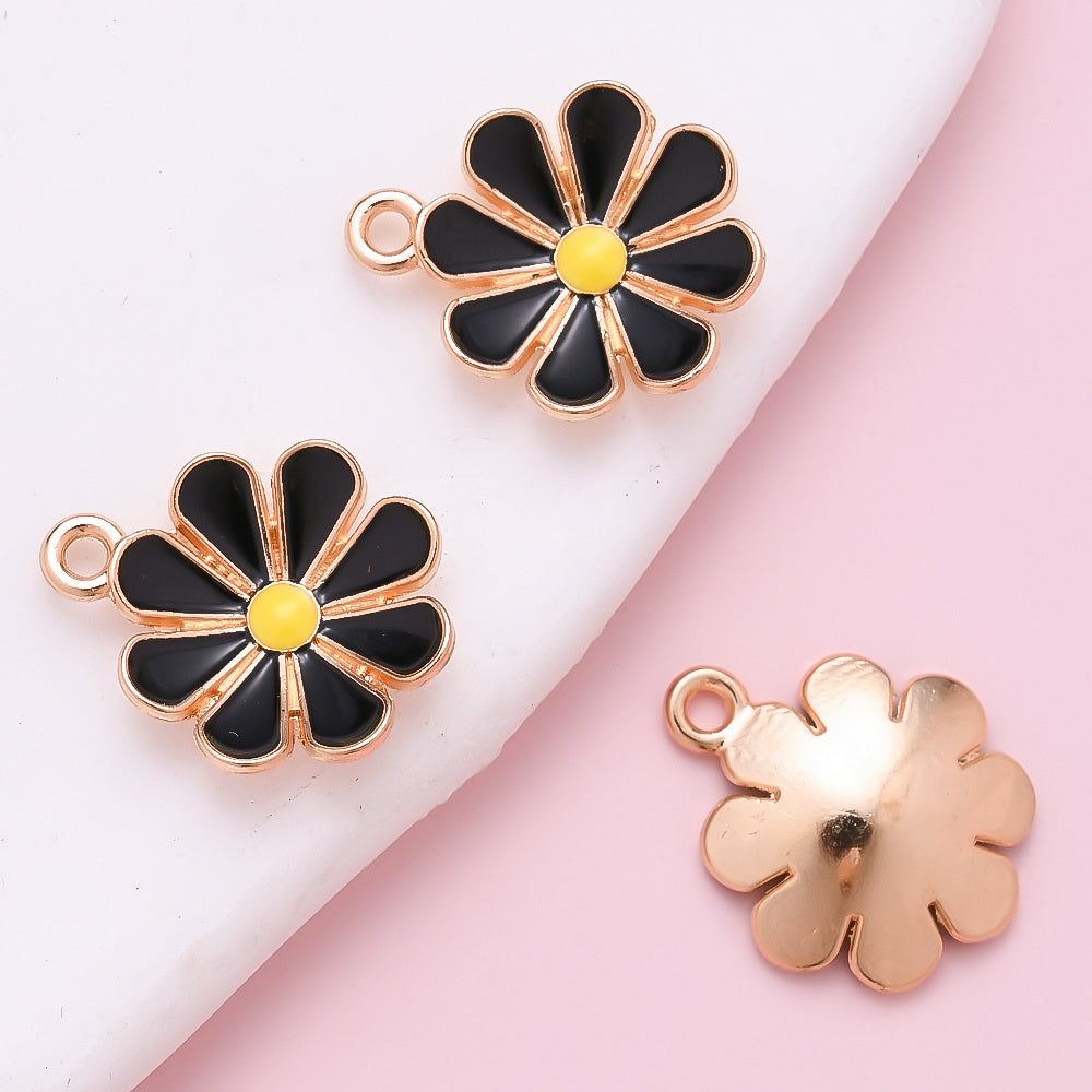 Colorful Daisy Flower Pendant Charms