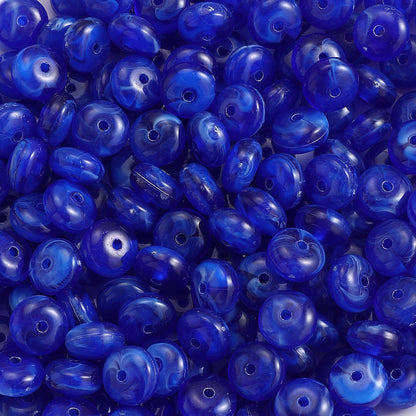 100-Piece 5x10 mm Acrylic Flat Spacer Beads