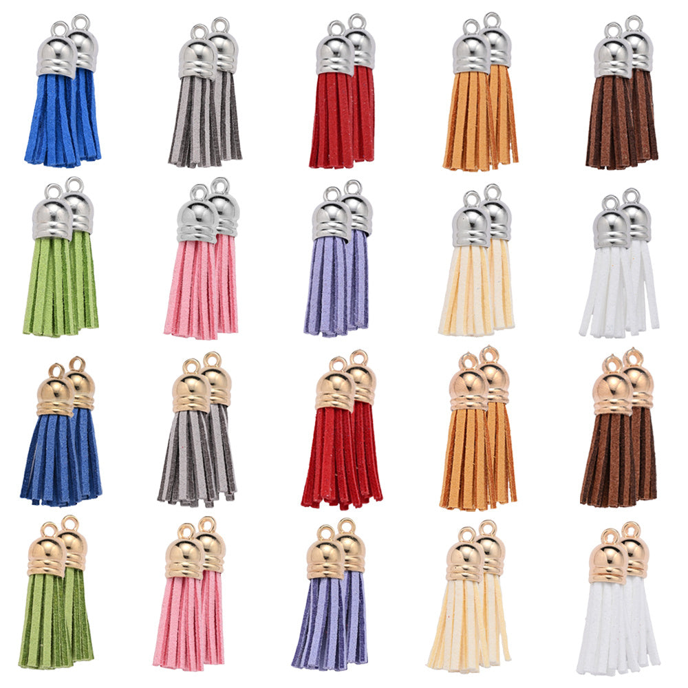 3.6 cm Mini Multicolor Cotton Fringe