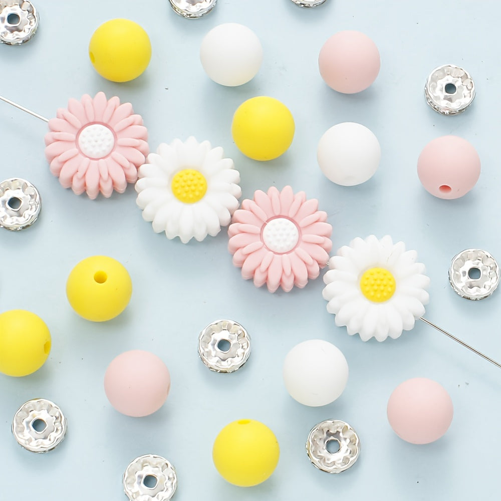 Daisy Series Silicone Beads