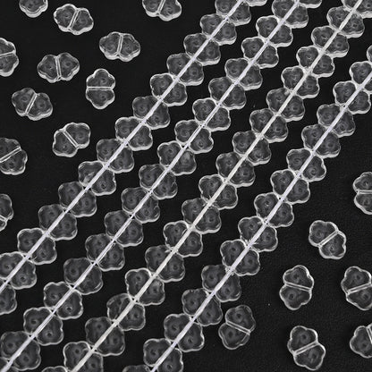 Transparent Cloud Glass Beads