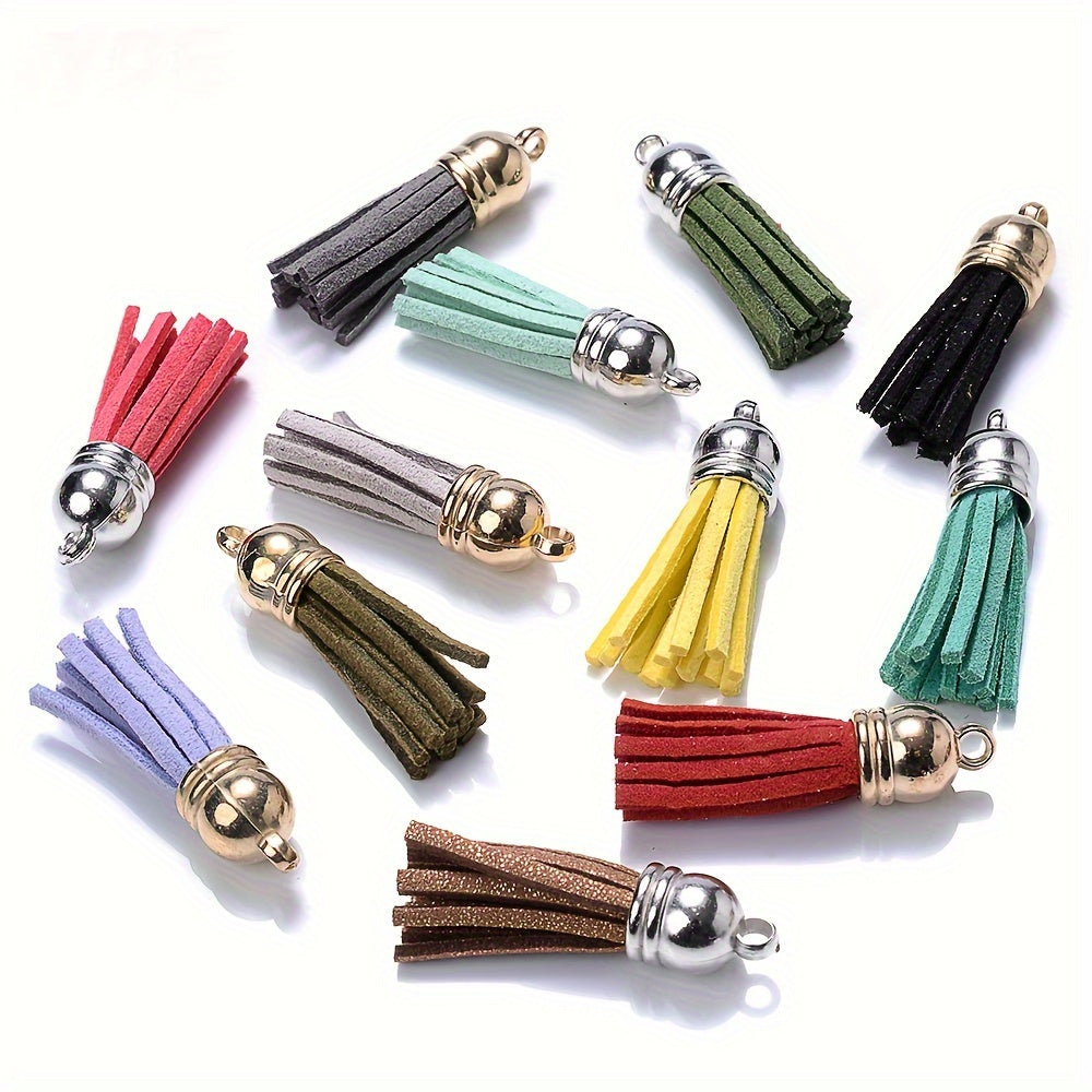 Colorful Polyester Tassel Pendants