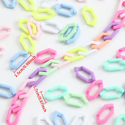 Acrylic Split Ring Chain Clasps