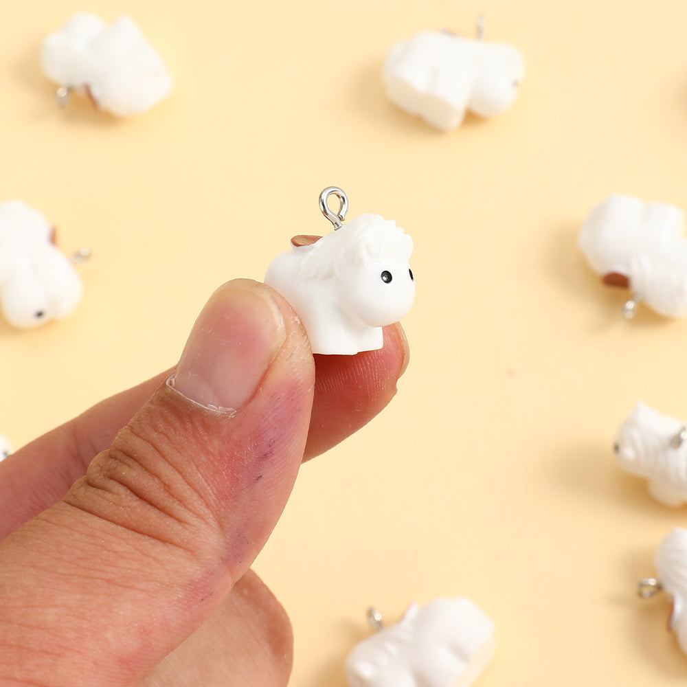Mini Pony Resin Pendants