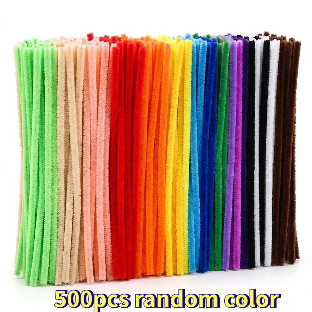 Mixed Color Fuzzy Twist Sticks