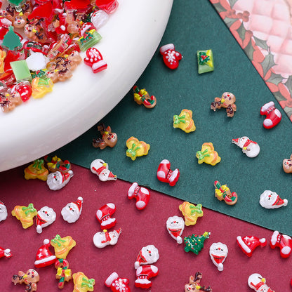 Christmas Resin Flatback Embellishments
