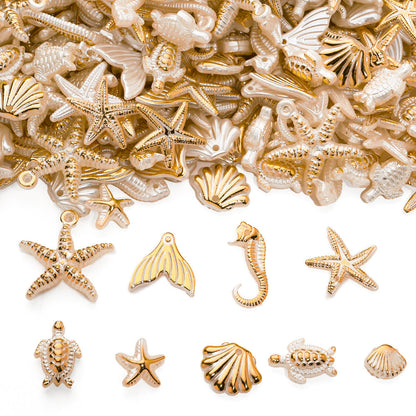 Bohemian Marine Animal Acrylic Pendant Charms