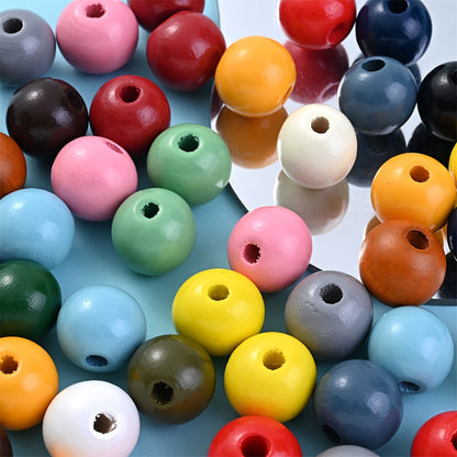Marine-Themed Wooden Beads
