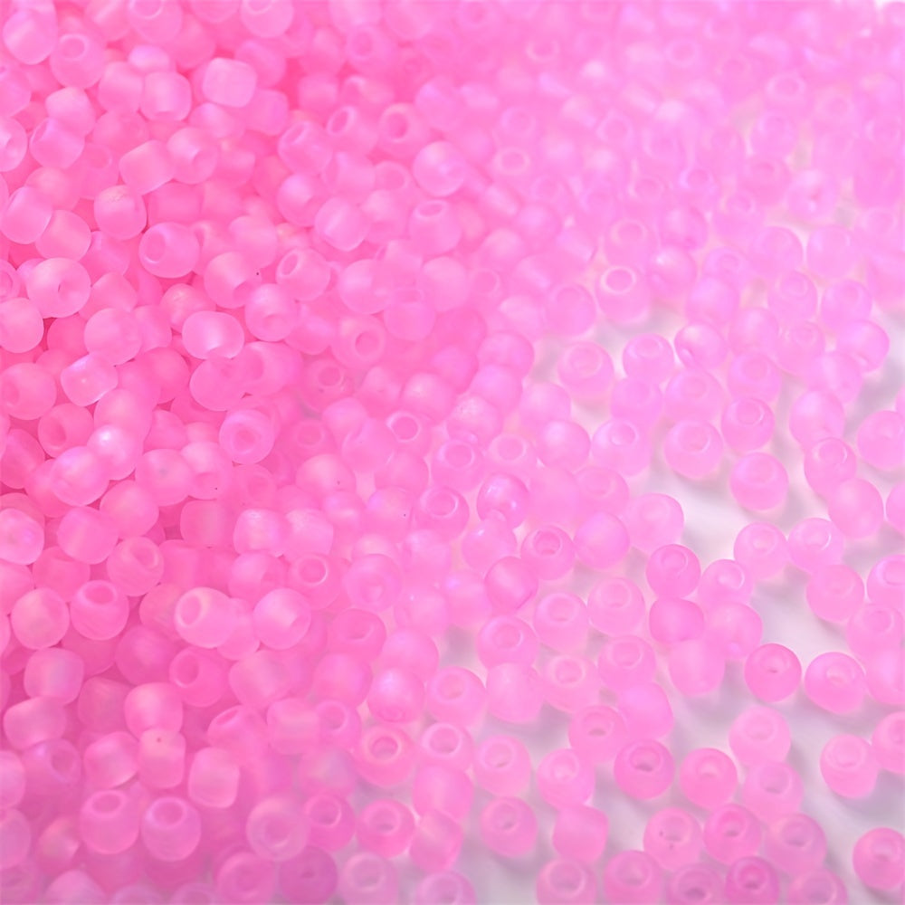 Colorful Frosted Seed Beads