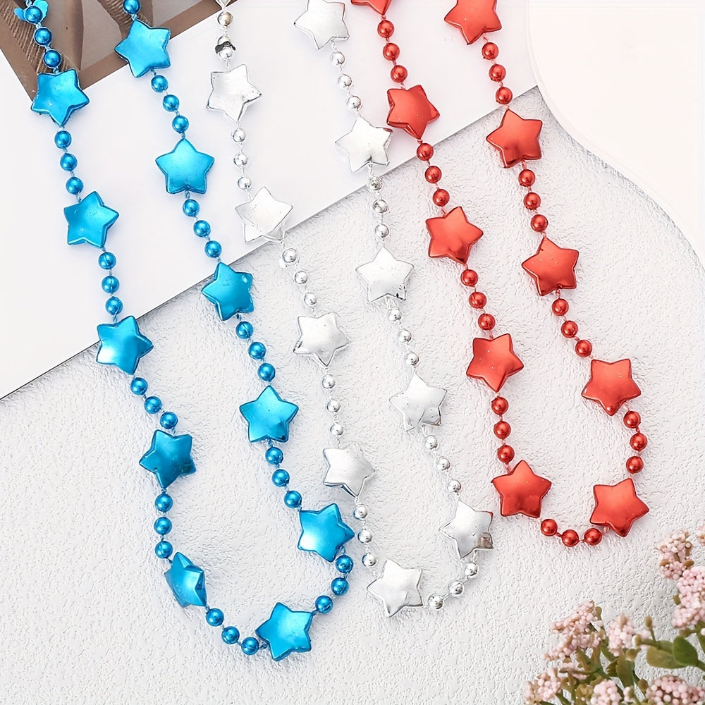 3PCS 13mm Mini Star Resin Bead Chain Set