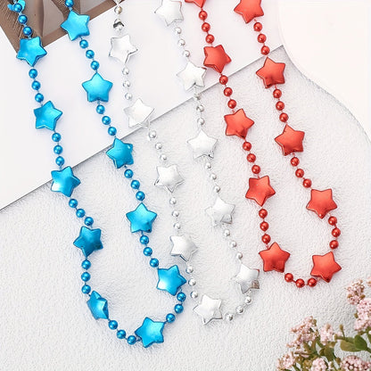 3PCS 13mm Mini Star Resin Bead Chain Set