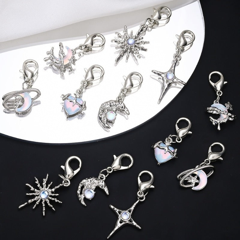 Moon Star Heart Alloy Charms