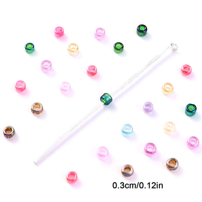 2000PCS 3mm Clear Czech Glass Seed Beads