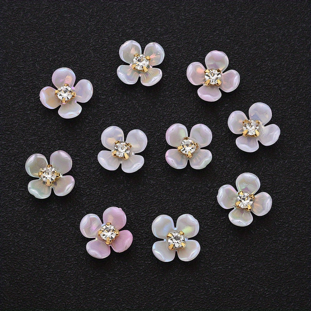 Gradient Flower Acrylic Beads