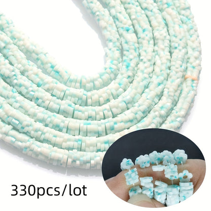 Flower Shape Polymer Clay Bead