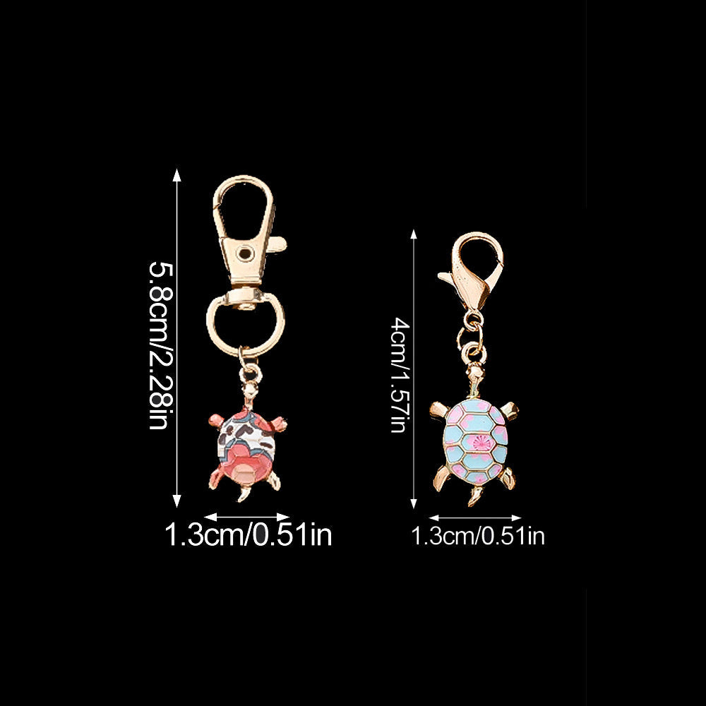 Turtle Keychain Zinc Alloy Charms