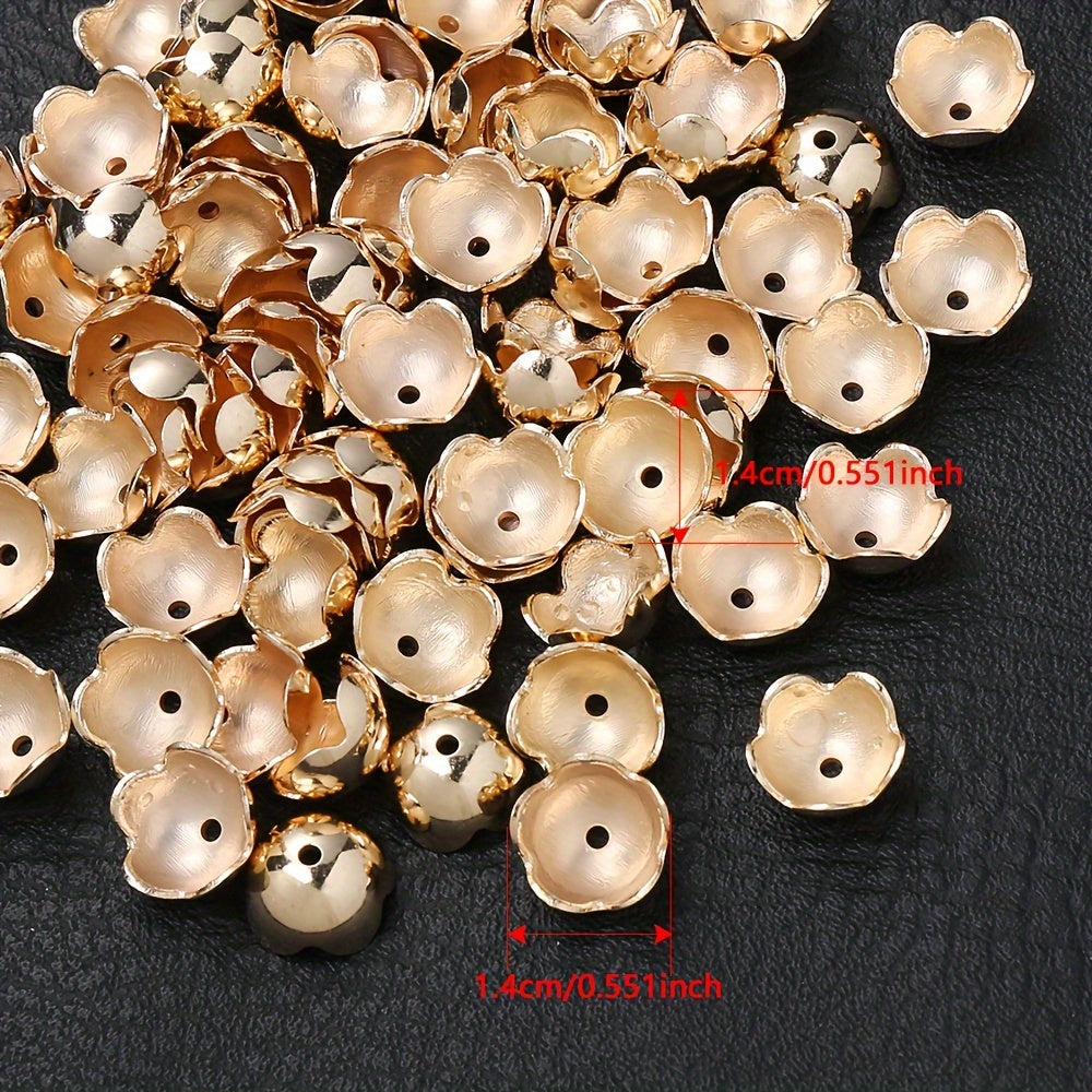 Tulip Pattern Plastic Beads