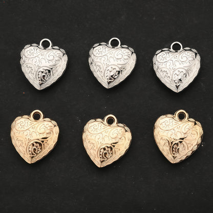 10PCS Gold & Silver CCB Love Pendant Set