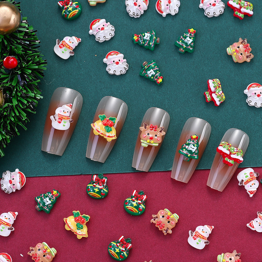 Christmas Resin Flatback Embellishments