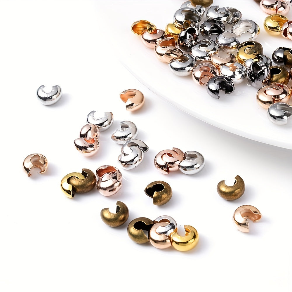 Color Round Overlay Press Joint Beads