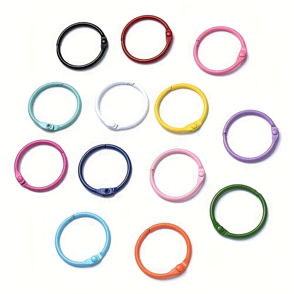 Colorful Alloy O-Ring Spring Clasps