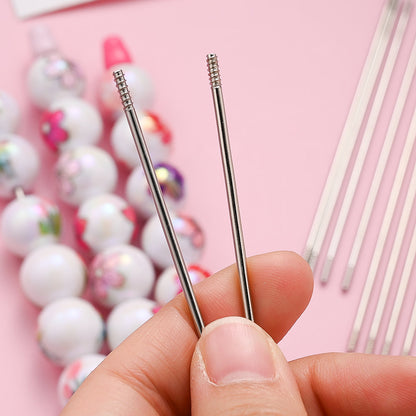 10-Piece DIY Bead Pen Threading Rod Set