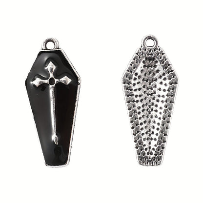 Halloween Coffin Alloy Charms