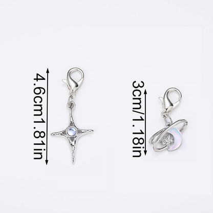 Moon Star Heart Alloy Charms