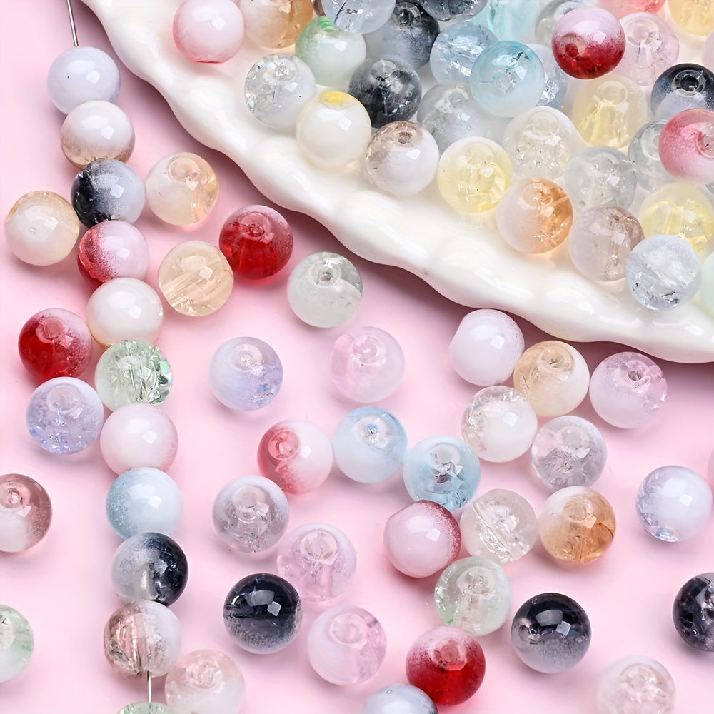 Milk Cap Glass Beads