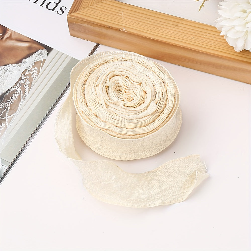 Pleated Fishtail Tulle Ribbon for Floral & Gift Decoration