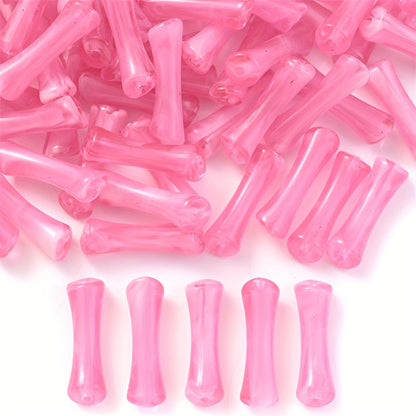 Slub Acrylic Beads
