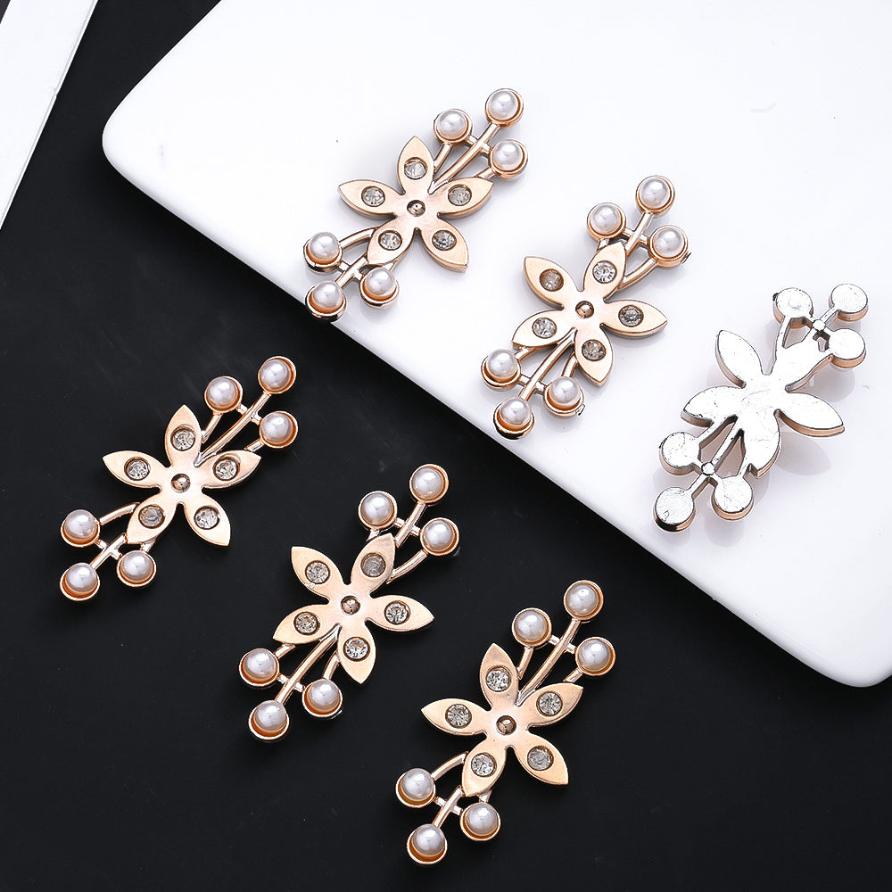 25x44 mm Rose Gold Pearl Plastic Patches