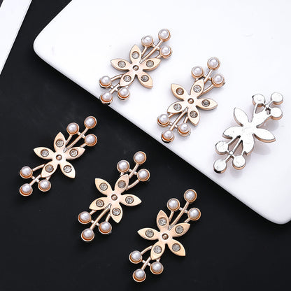 25x44 mm Rose Gold Pearl Plastic Patches
