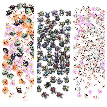 Halloween Resin Patch Beads Set