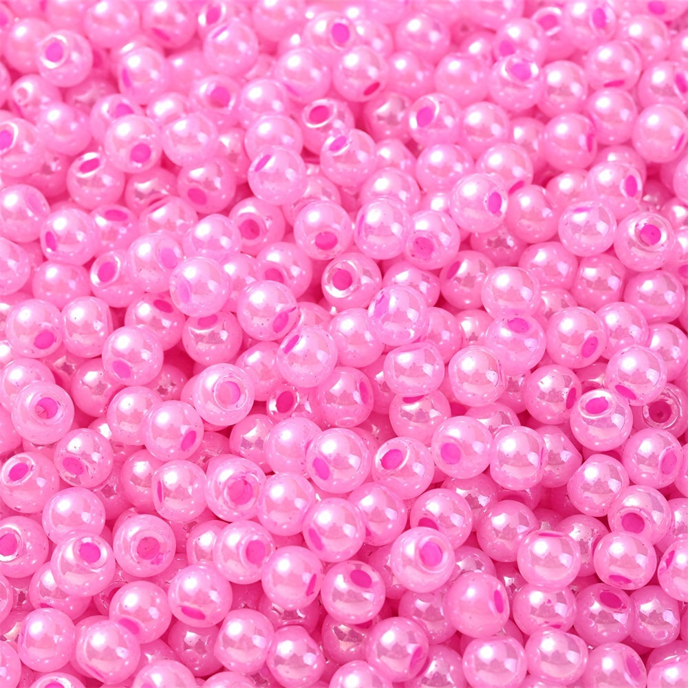 200PCS 4mm Cream Glass Rice Beads