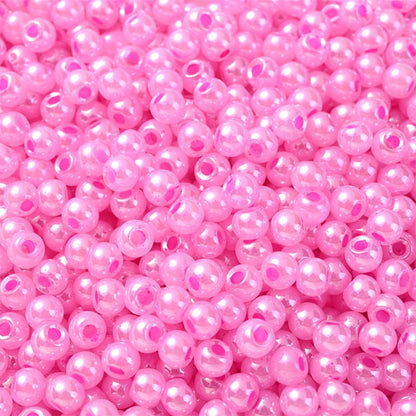 200PCS 4mm Cream Glass Rice Beads