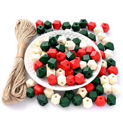 Christmas Silicone Round Beads