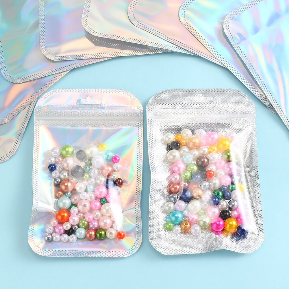 Iridescent Self-Sealing Jewelry Bags