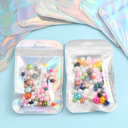 Iridescent Self-Sealing Jewelry Bags
