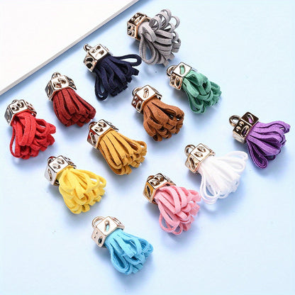 Fashion Mini Colorful Fringe with Golden Cap
