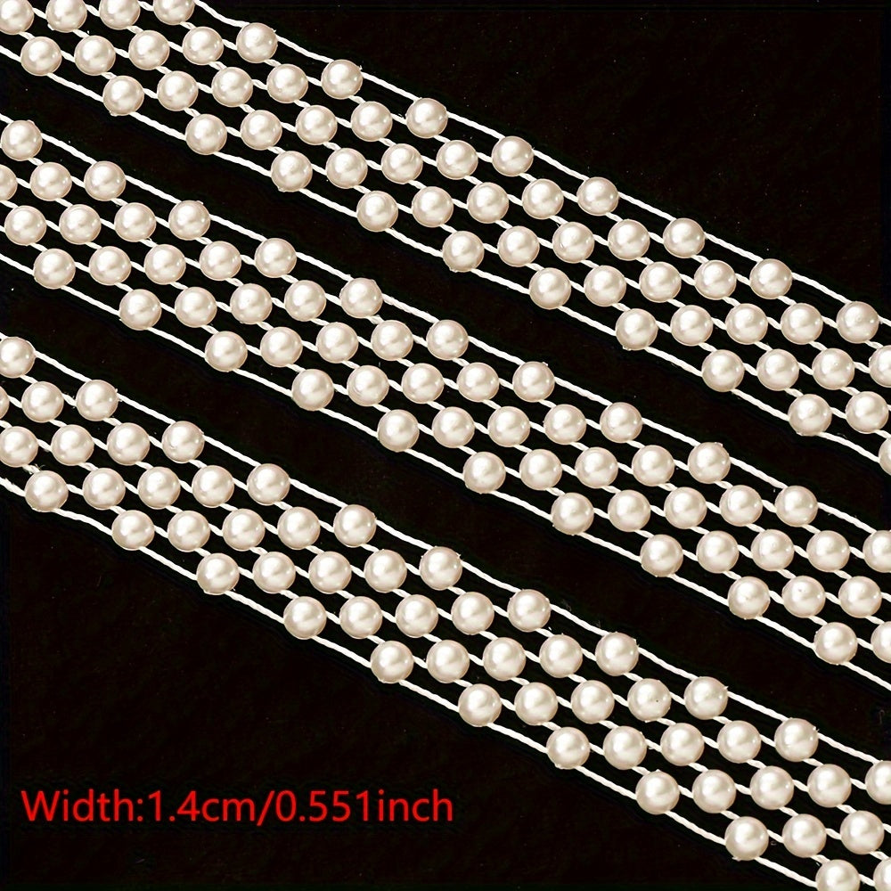 Pearlescent Acrylic Bead Chain