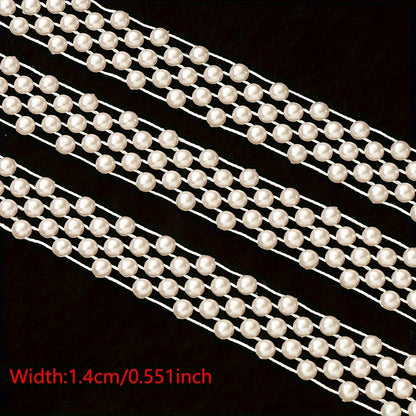 Pearlescent Acrylic Bead Chain