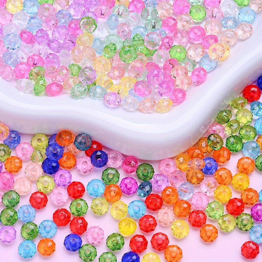Faceted Acrylic Beads