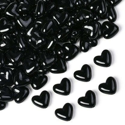 Pink Love Acrylic Beads