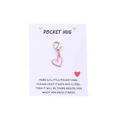Heart Keychain with Thank You Card