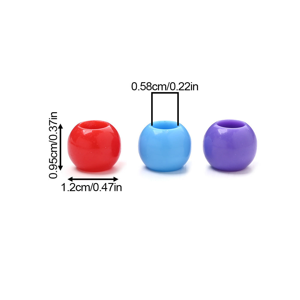 Acrylic Large Hole Beads