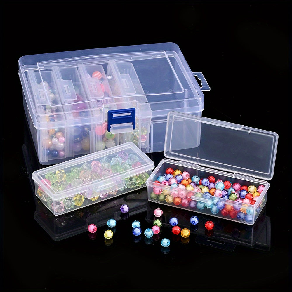 Clear Plastic Storage Box Set